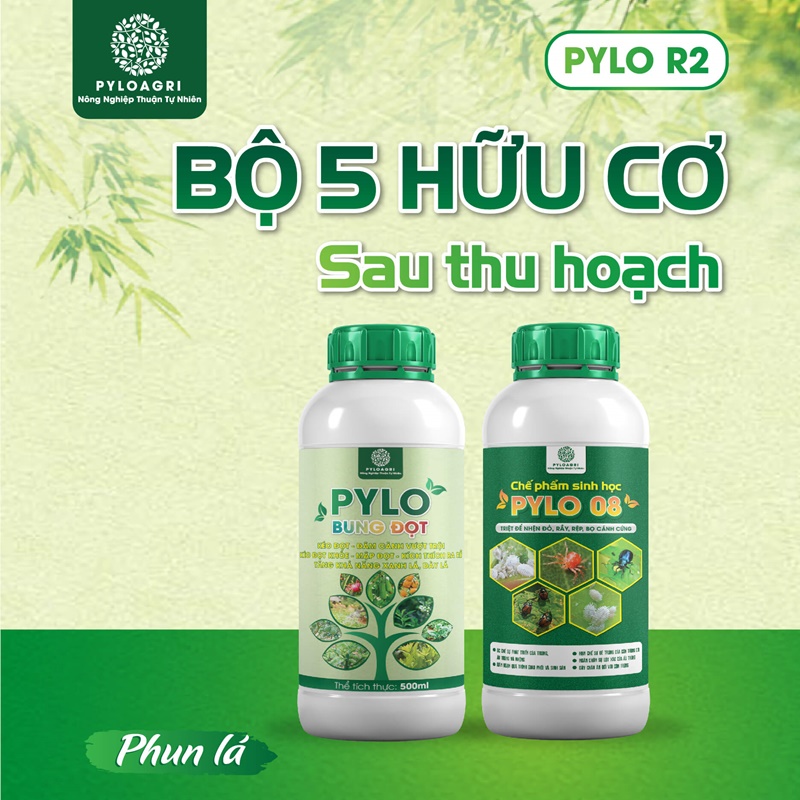 Sản phẩm phun lá trong bộ 5 hữu cơ sau thu hoạch PyLo R2